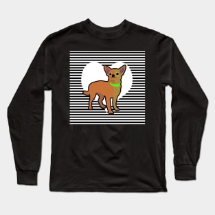 Heart and Chihuahua Long Sleeve T-Shirt